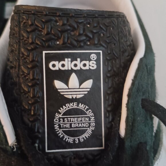 Adidas Gazelle Blue Suede Sneakers Brown Sole Men’s 6.5 Woman's 8 - Picture 3 of 14